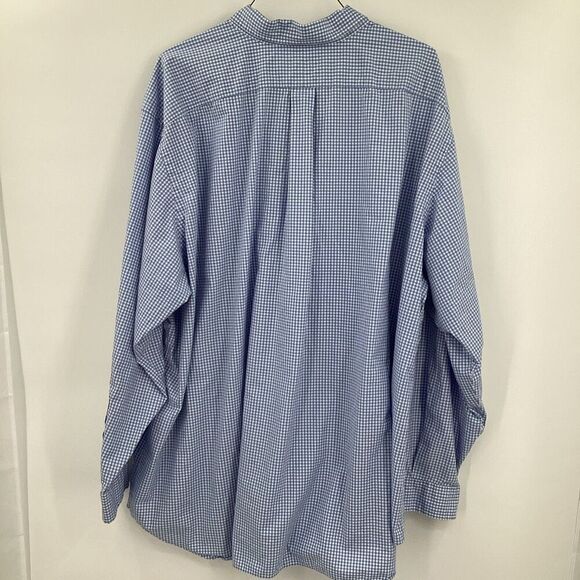 Men’s Ralph Lauren Big & Tall Gingham Plaid Long Sleeved Button Down - 4XB - Picture 3 of 8